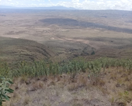 A picture of Mt. Longonot crater